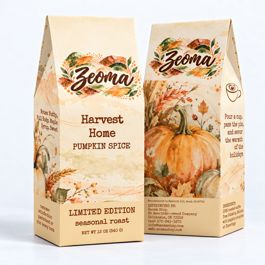 Harvest Home Pumpkin Spice Coffee | Limited Edition | Colombia, Ethiopia