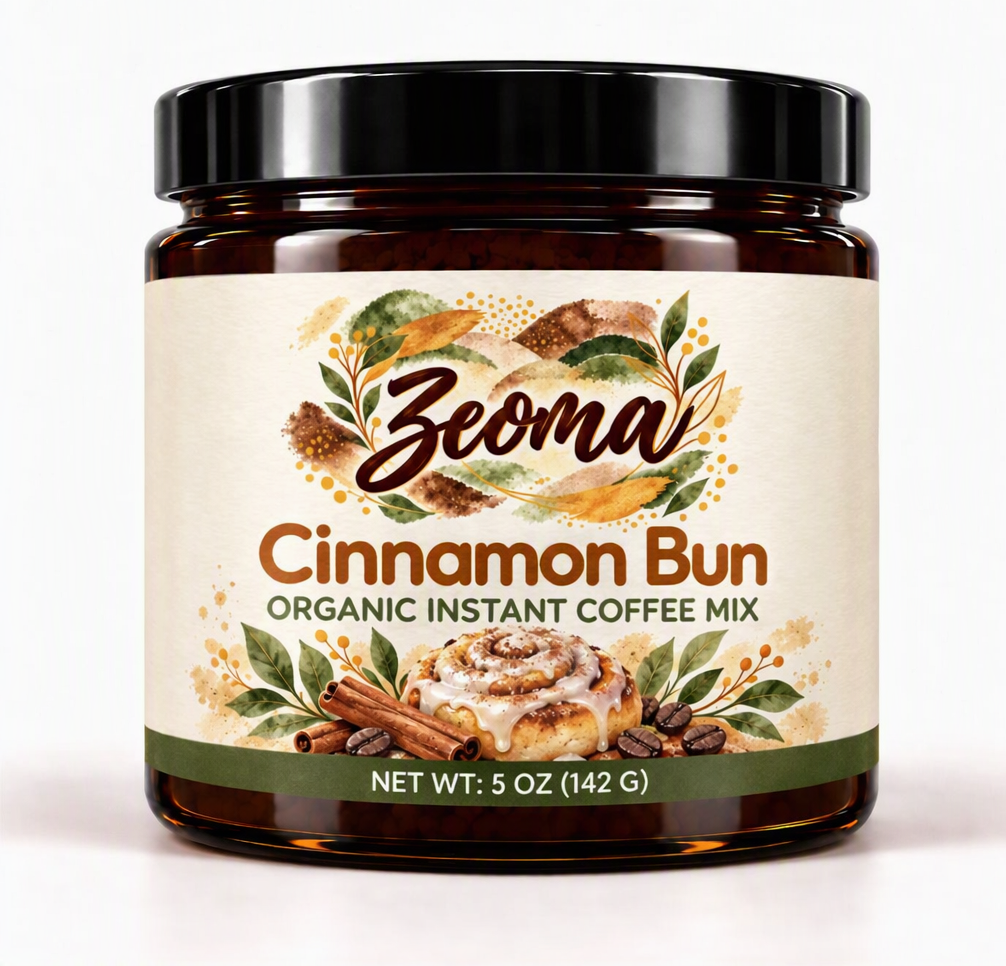 Cinnamon Bun Organic Instant Coffee Mix