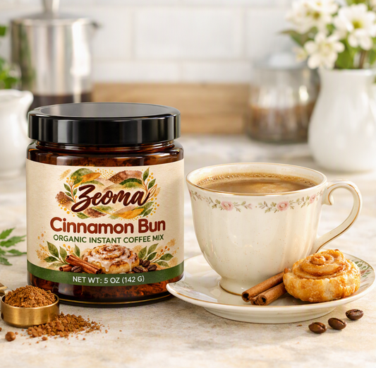 Cinnamon Bun Organic Instant Coffee Mix
