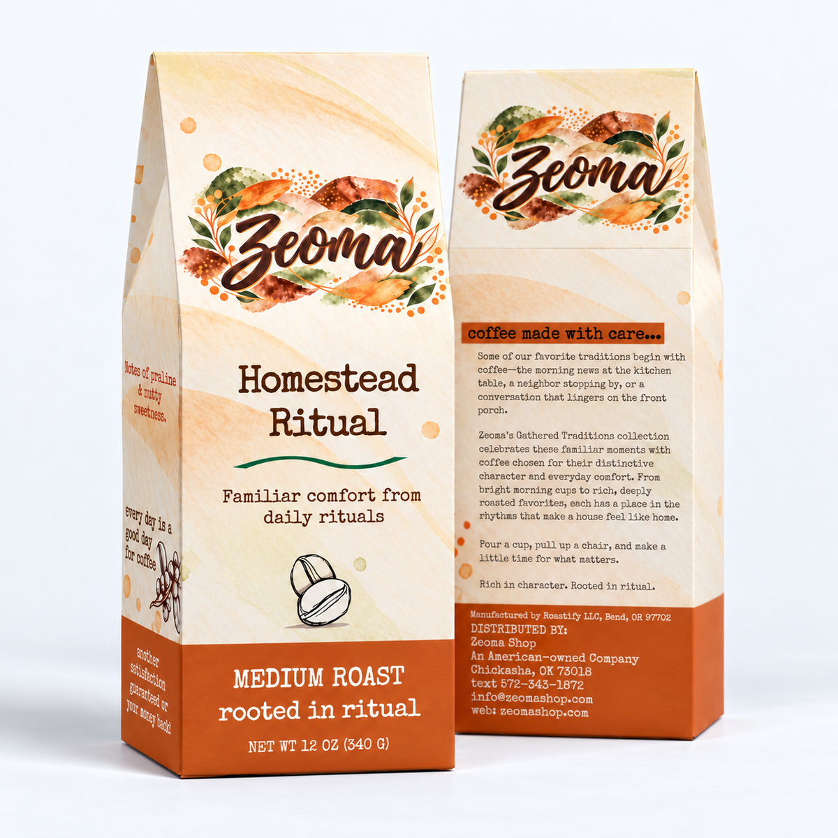 Homestead Ritual Medium Roast Coffee | Brazil, Colombia, Guatemala