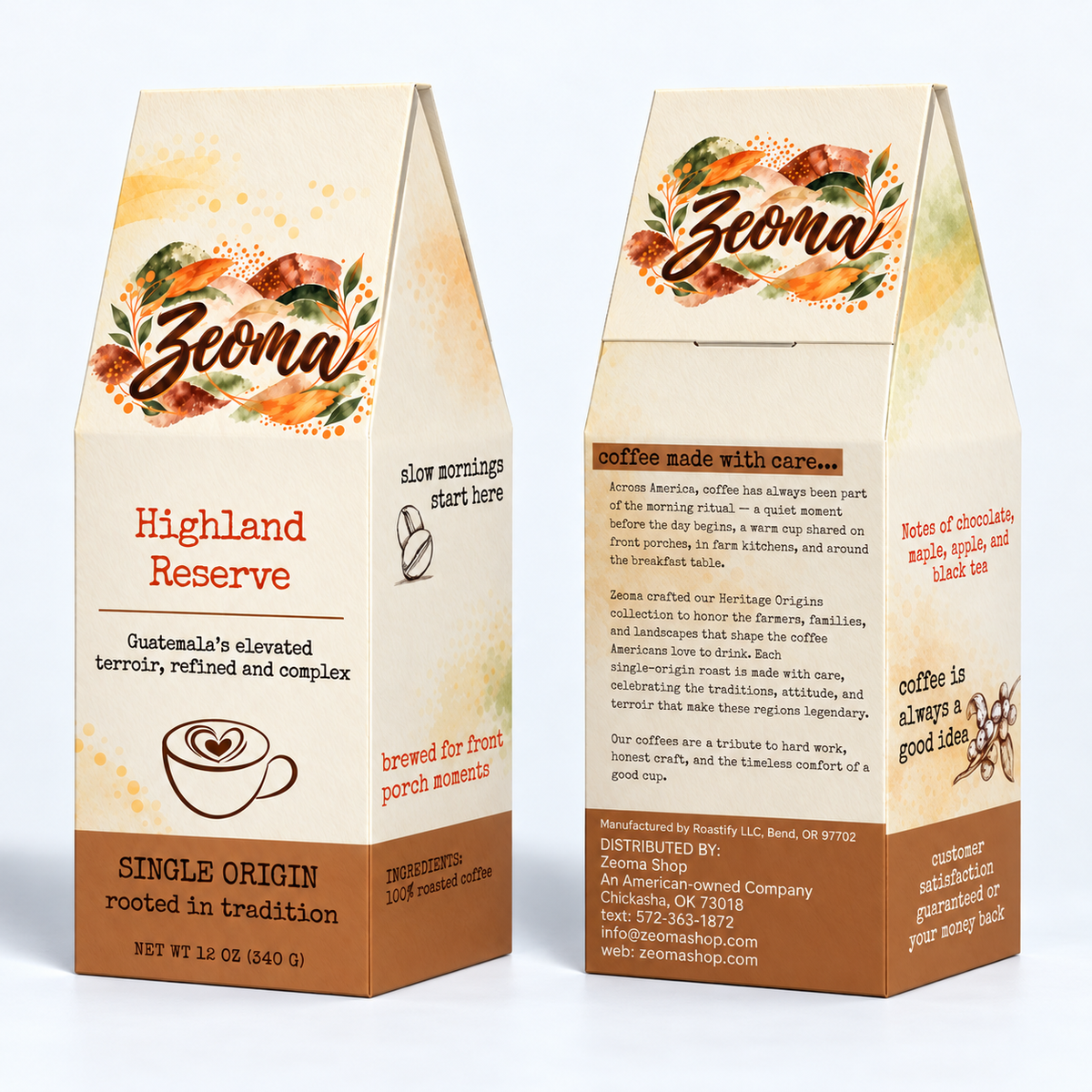Highland Reserve Light-Med Roast Coffee | Single-Origin | Guatemala