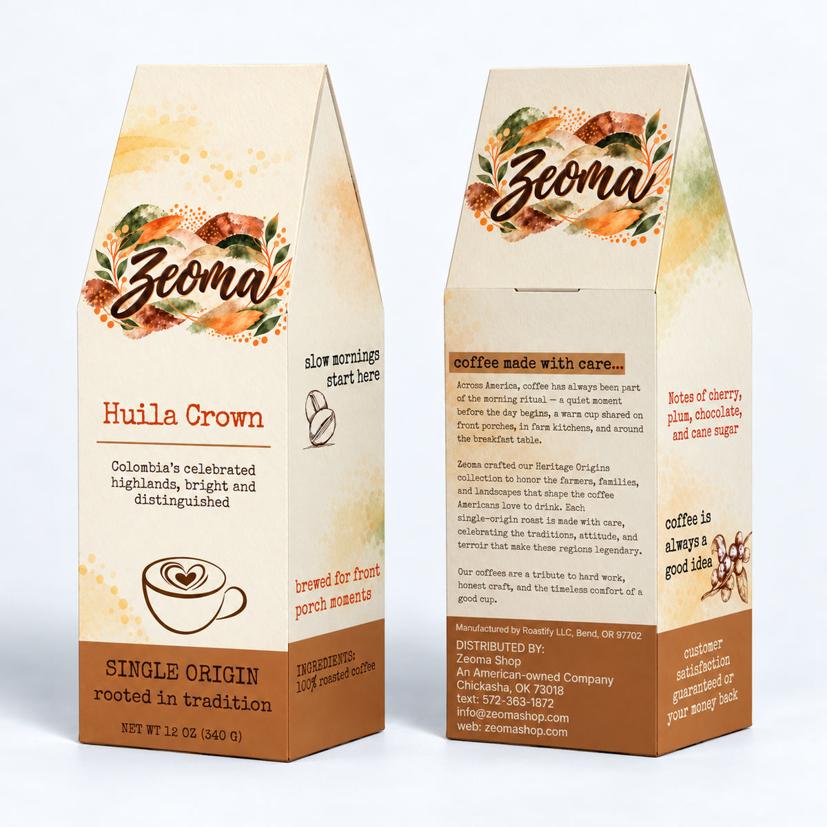 Huila Crown Light Roast Coffee | Single-Origin | Colombia