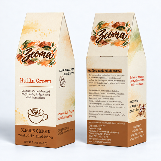 Huila Crown Light Roast Coffee | Single-Origin | Colombia