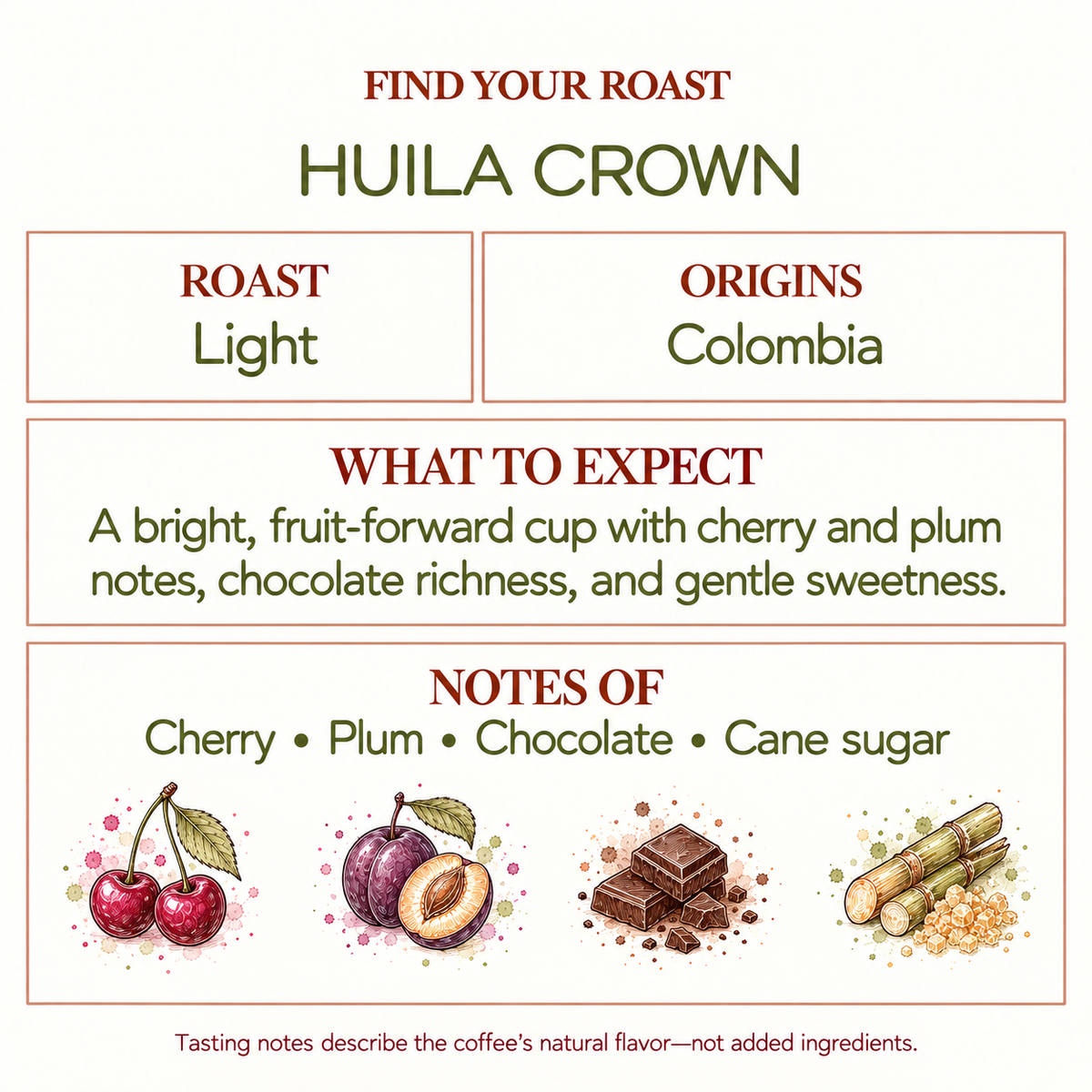 Huila Crown Light Roast Coffee | Single-Origin | Colombia