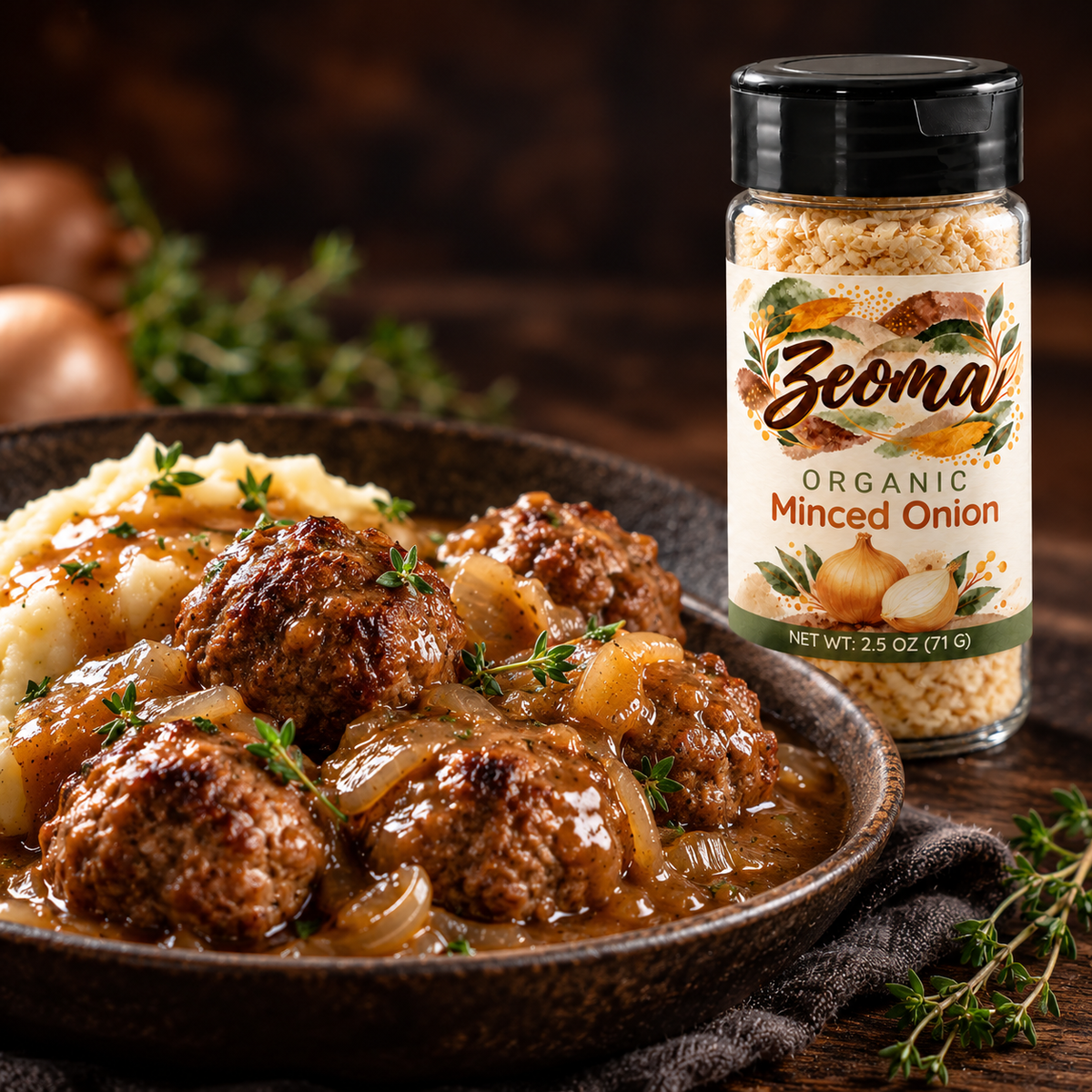 Organic Minced Onion | Grown in California