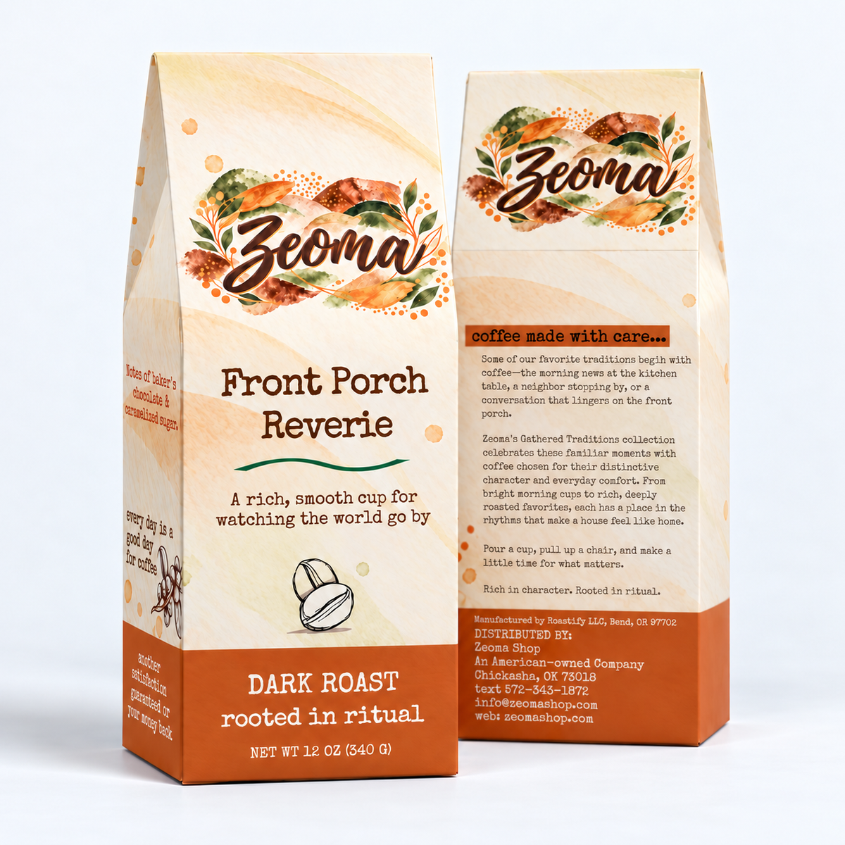Front Porch Reverie Dark Roast Coffee | Brazil, Guatemala, Mexico